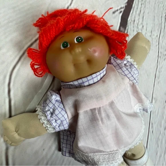 CABBAGE PATCH 8 inch vintage doll with red hair and brown eyes - Picture 2 of 6